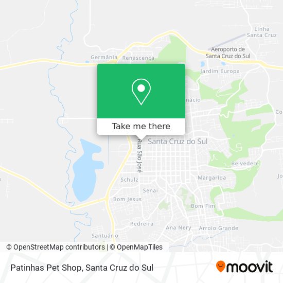 Patinhas Pet Shop map