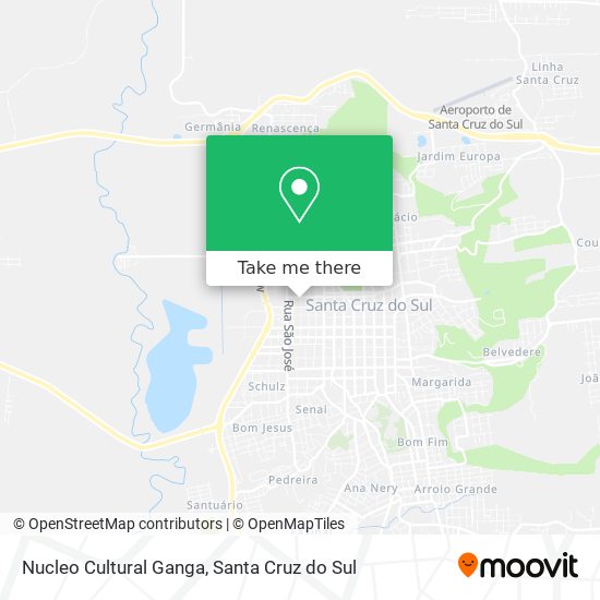 Nucleo Cultural Ganga map