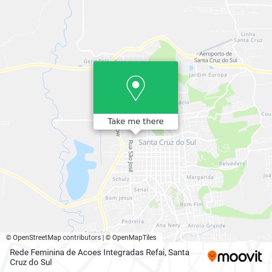 Rede Feminina de Acoes Integradas Refai map
