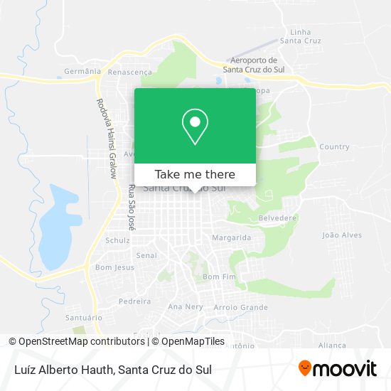 Luíz Alberto Hauth map