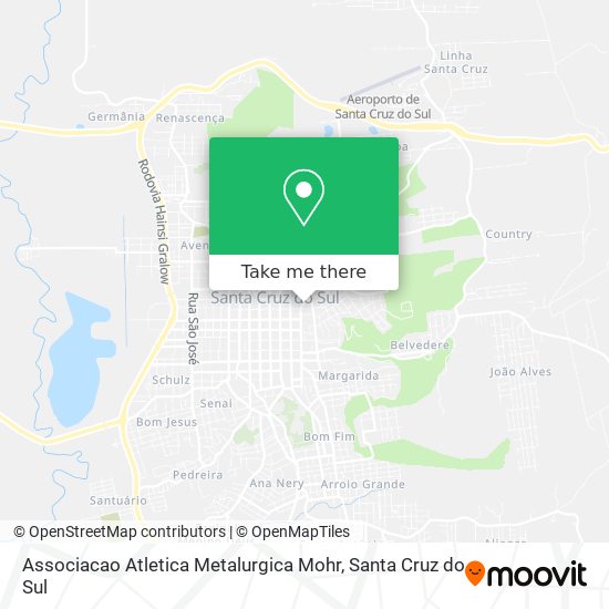 Mapa Associacao Atletica Metalurgica Mohr