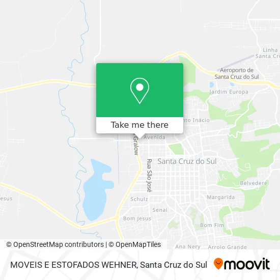 MOVEIS E ESTOFADOS WEHNER map