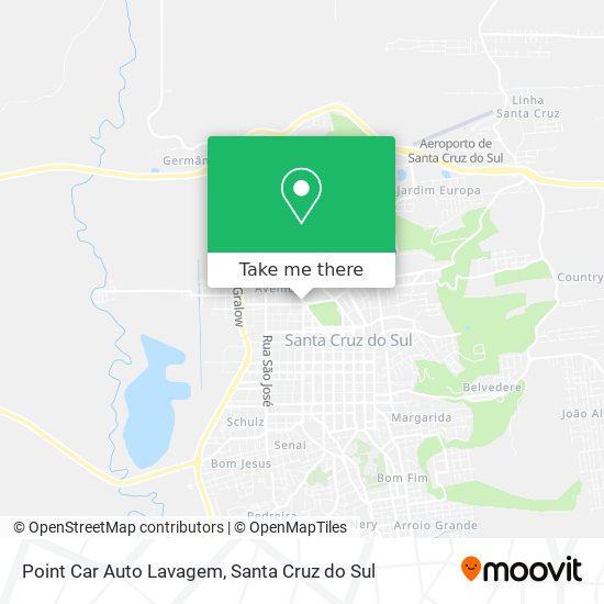 Point Car Auto Lavagem map