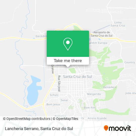 Lancheria Serrano map