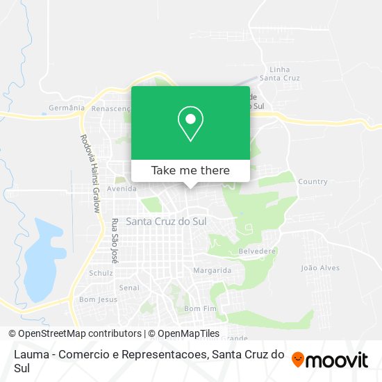 Lauma - Comercio e Representacoes map