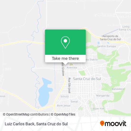 Luiz Carlos Back map