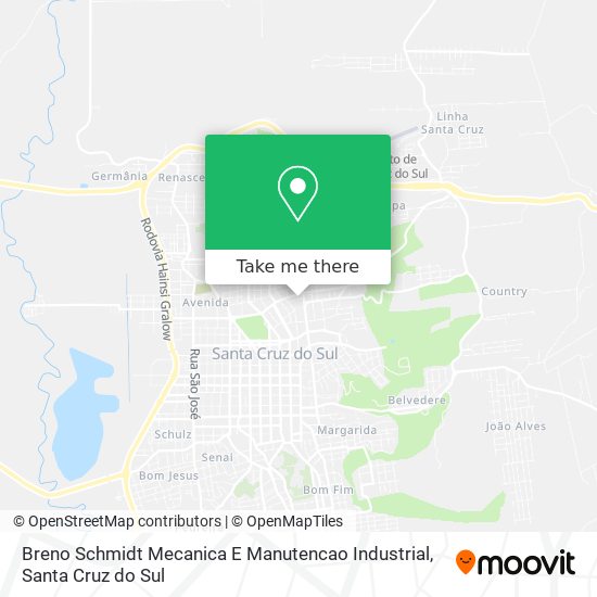 Mapa Breno Schmidt Mecanica E Manutencao Industrial