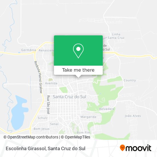 Escolinha Girassol map
