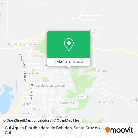 Sul Aguas Distribuidora de Bebidas map