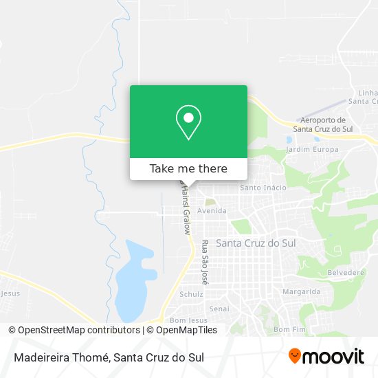 Madeireira Thomé map