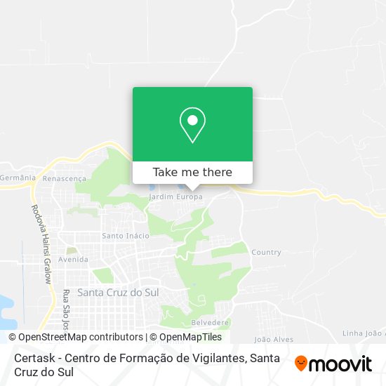 Certask - Centro de Formação de Vigilantes map