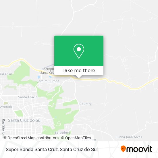 Super Banda Santa Cruz map