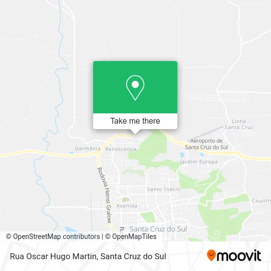 Rua Oscar Hugo Martin map