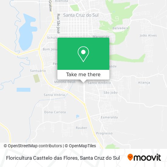 Floricultura Casttelo das Flores map
