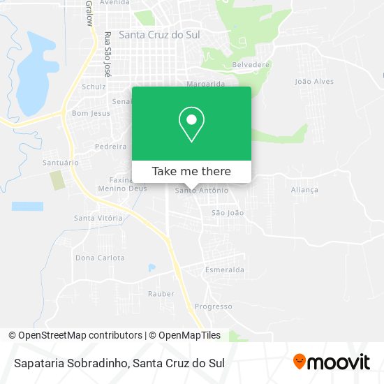 Sapataria Sobradinho map