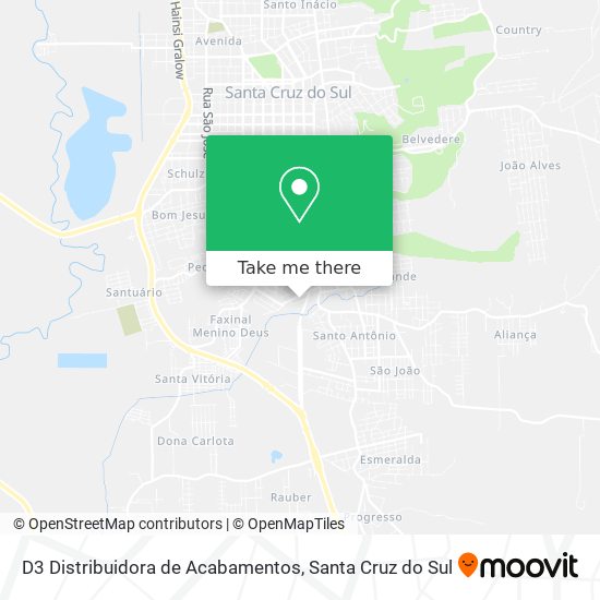 D3 Distribuidora de Acabamentos map