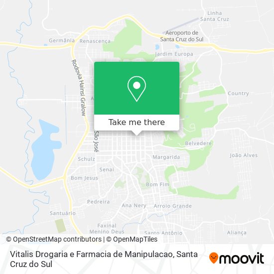 Vitalis Drogaria e Farmacia de Manipulacao map
