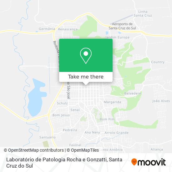 Laboratório de Patologia Rocha e Gonzatti map