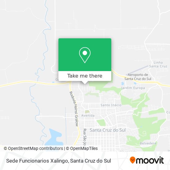 Sede Funcionarios Xalingo map