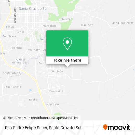 Rua Padre Felipe Sauer map