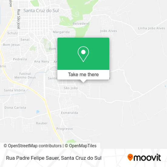 Rua Padre Felipe Sauer map