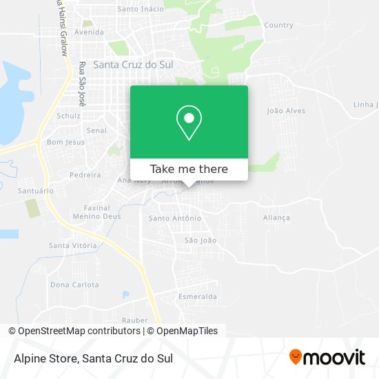 Alpine Store map