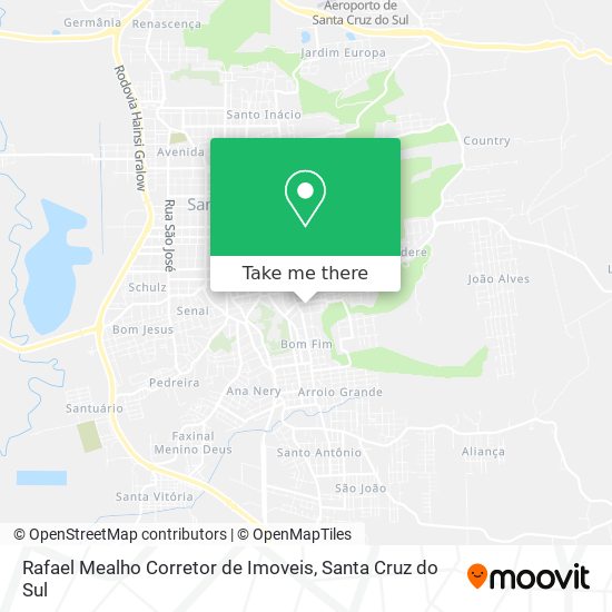 Mapa Rafael Mealho Corretor de Imoveis