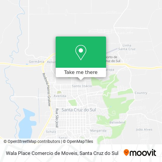 Wala Place Comercio de Moveis map