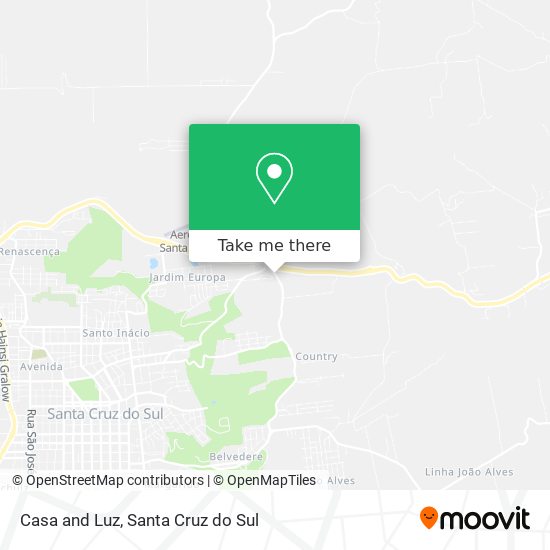 Casa and Luz map