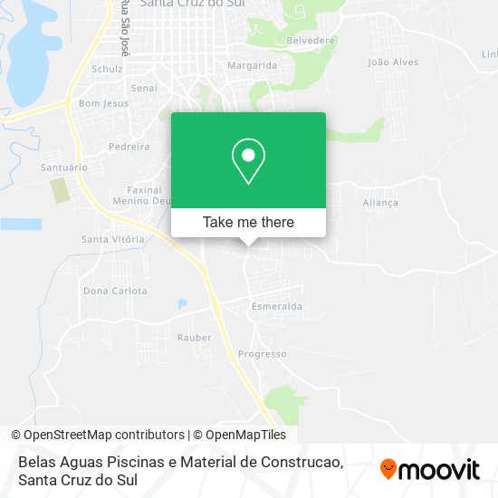 Belas Aguas Piscinas e Material de Construcao map