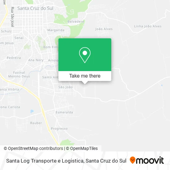 Santa Log Transporte e Logistica map