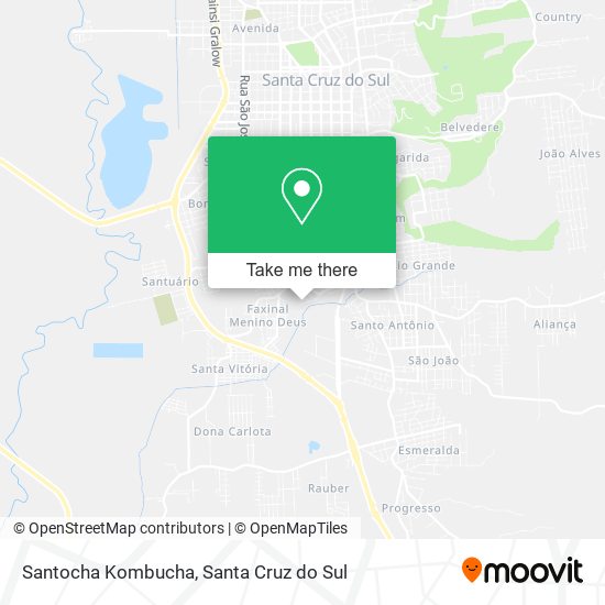 Santocha Kombucha map