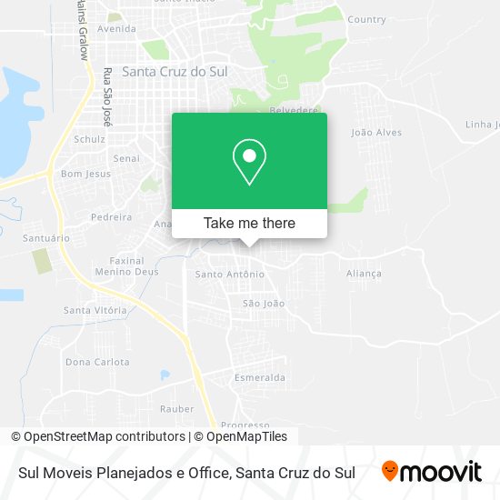 Sul Moveis Planejados e Office map