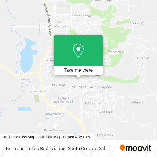 Bs Transportes Rodoviarios map