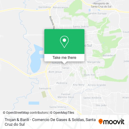 Mapa Trojan & Barili - Comercio De Gases & Soldas