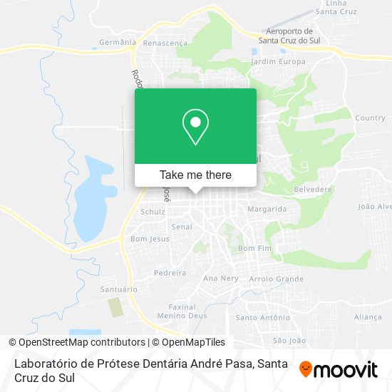 Laboratório de Prótese Dentária André Pasa map