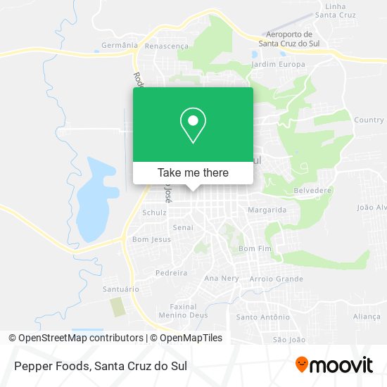 Mapa Pepper Foods