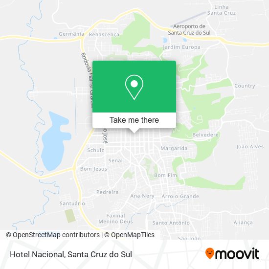Hotel Nacional map
