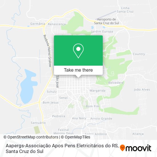 Aapergs-Associação Apos Pens Eletricitários do RS map