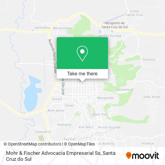 Mohr & Fischer Advocacia Empresarial Ss map