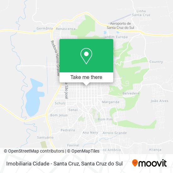 Mapa Imobiliaria Cidade - Santa Cruz