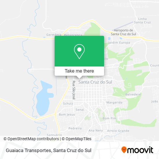 Guaiaca Transportes map