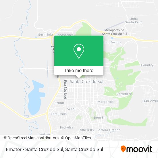 Emater - Santa Cruz do Sul map