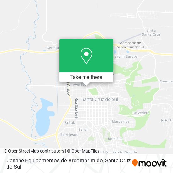 Canane Equipamentos de Arcomprimido map