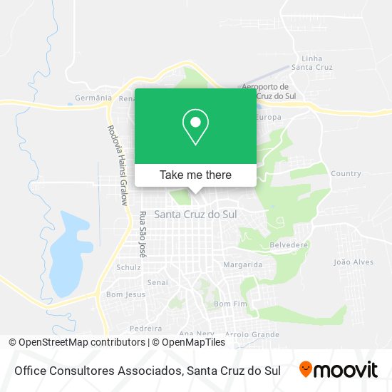Office Consultores Associados map