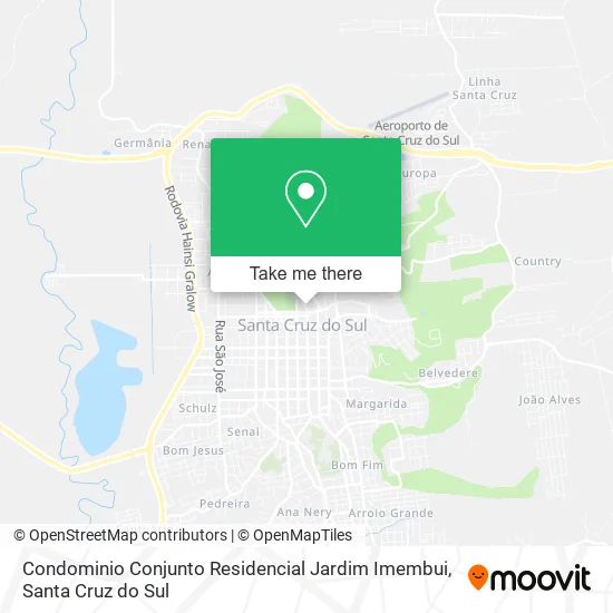 Condominio Conjunto Residencial Jardim Imembui map