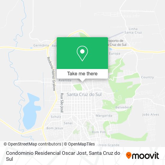 Mapa Condominio Residencial Oscar Jost