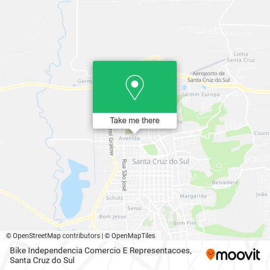 Bike Independencia Comercio E Representacoes map