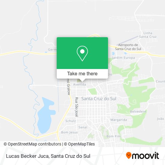 Lucas Becker Juca map