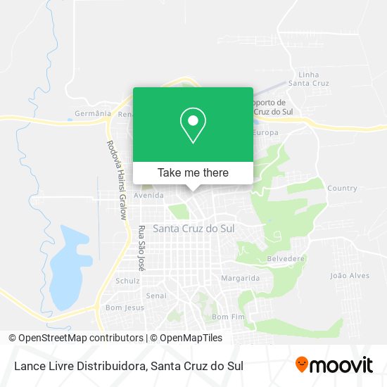 Lance Livre Distribuidora map